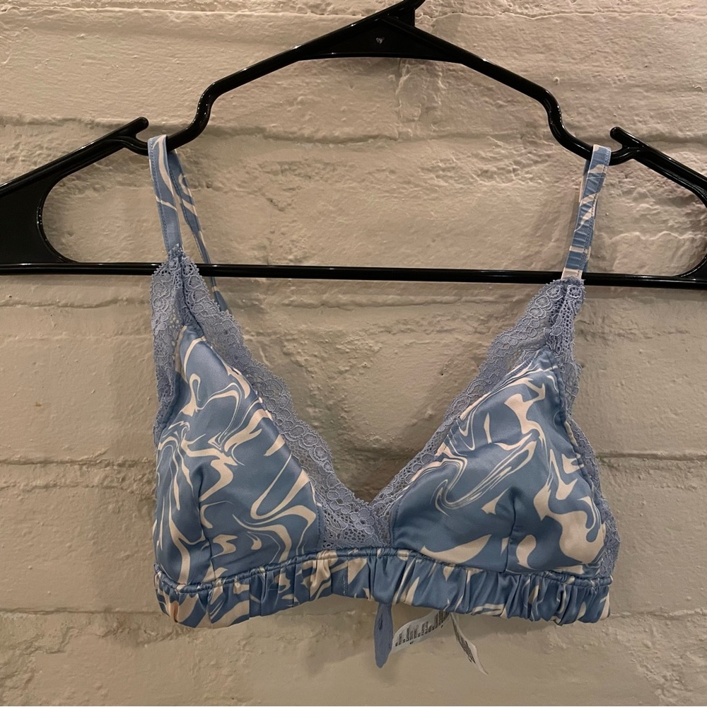patterned lace bralette | monki